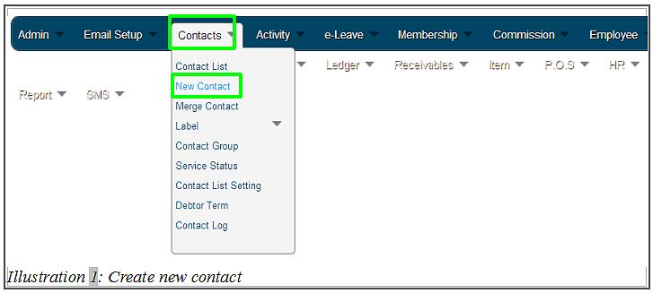 BMO inventory create new contact 1