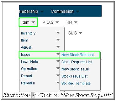 BMO Inventory Issue And Request Stock 1