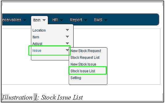 STOCK VIEW ISSUE