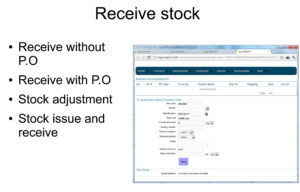 receive stock
